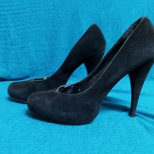 Steve Madden Black 100% Leather Women's Heels